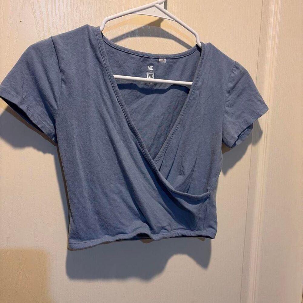 Unbranded Women's Blue Crop-top